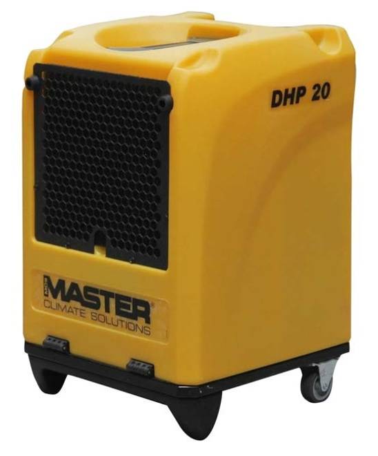 Osuszacz powietrza Master DHP 20 o wydajności 16 L/24h na białym tle