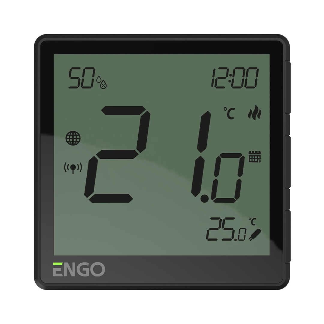 EONE-230B – Internetowy Regulator Temperatury ZigBee 230V, Czarny