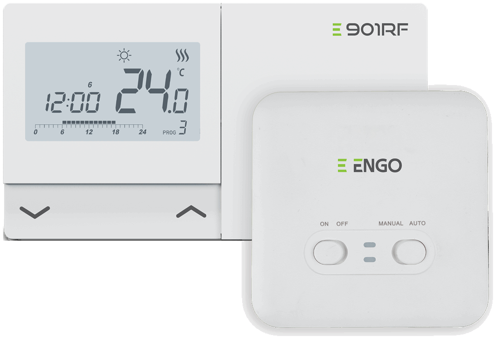 Regulator temperatury tygodniowy bezprzewodowy ENGO E901RF