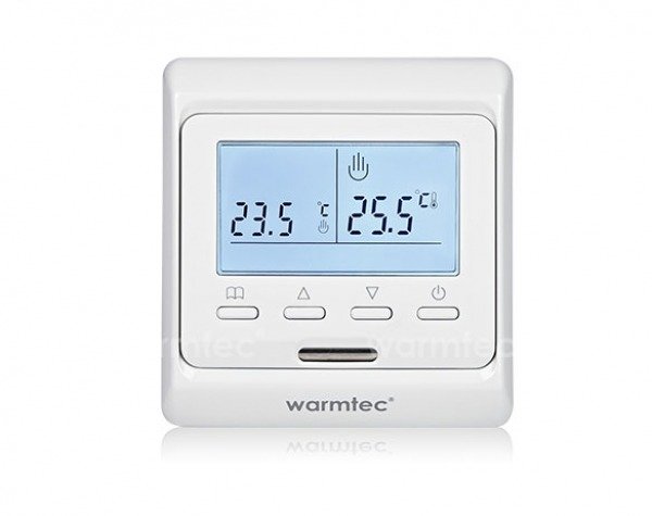 Regulator temperatury Warmtec T510i na białym tle