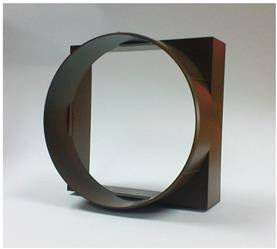 Łącznik przekrojów zmiennych (fi 100/90x90) brąz KO100-29BR AWENTA