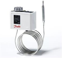 Termostat KP78 , zakres 30-90 C, mech. Różnica załączeń 5-15 C, Tmax 150 C, kapilara 2m 060L118466 DANFOSS
