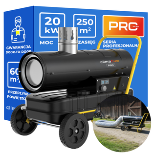 Nagrzewnica olejowa Climative OHX-20 PRO + przewód giętki Climative OHX-H5