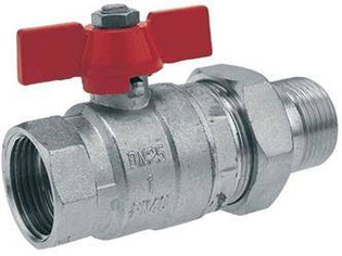 Zawór kulowy ze śrubunkiem 3/4