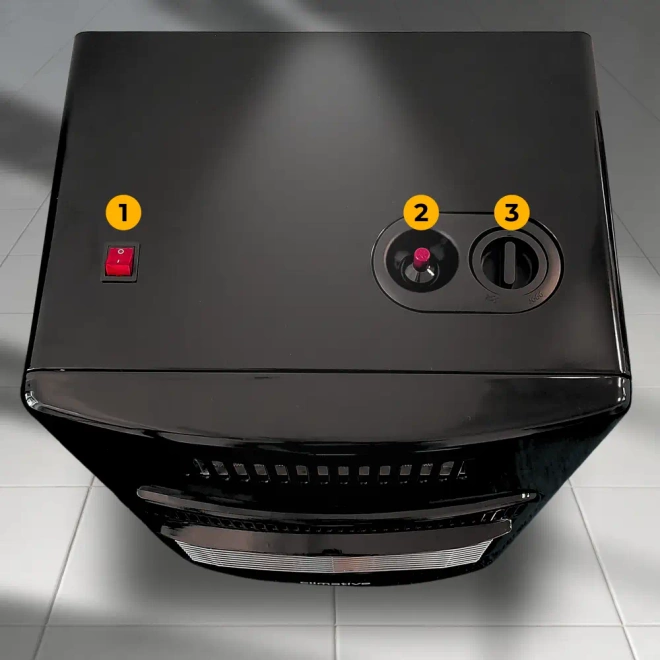 Piecyk gazowy na butlę 2w1 elektryczny grzejnik 5,8kW farelka reduktor 84m² - Kompletny zestaw z reduktorem, kablem i instrukcją PL – gotowy do użytku po rozpakowaniu.