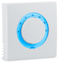 Natynkowy, przewodowy, elektroniczny regulator temperatury - dobowy SALUS RT200
