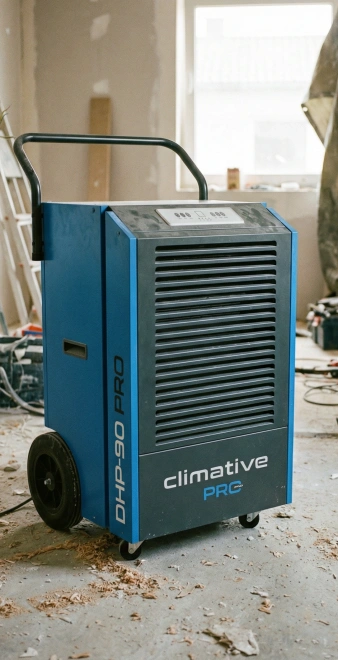 Osuszacz powietrza budowlany Climative DHP-90 PRO - stary budynek