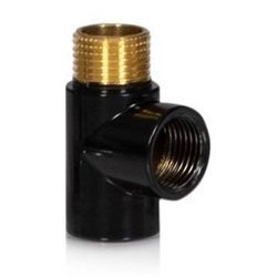 Trójnik do grzałki elektrycznej 1/2” Warmtec czarny