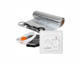 Zestaw ogrzewania podłogowego pod panele Warmtec AL-200/T73 20 m²