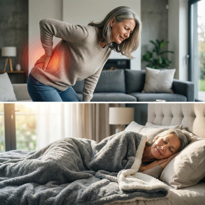 Koc elektryczny 220W Duży Gruby XXL 180x160 SoftyHeat mata grzewcza LCD - Ciepło, które wspiera komfort i regenerację