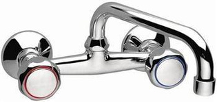 STANDARD bateria umywalkowa ścienna, chrom BST3 FERRO