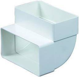 Kolano pionowe płaskie (55x110) KP55-25 AWENTA