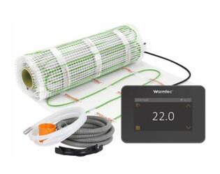 Zestaw elektrycznego ogrzewania podłogowego Warmtec DSE-25/XTS-CZ (2,5 m2) Wi-Fi