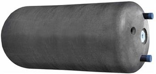 Wymiennik ONNLINE 140l SGW(L) z podwójną wężownicą, emaliowany, czarna pianka poliuretanowa, poziomy 02060-313035