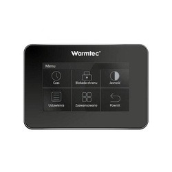 WARMTEC XTS czarny Regulator temperatury