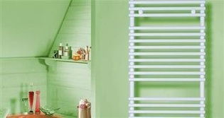 Grzejnik łazienkowy Santorini H=1100 L=400, 465W, biały RAL9016 F3NA011004000000 PURMO