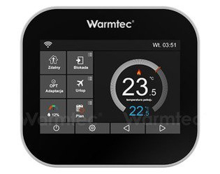 Regulator temperatury WARMTEC ITS czarny