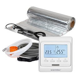 Zestaw ogrzewania podłogowego pod panele | Warmtec AL-80/T510 8 m²