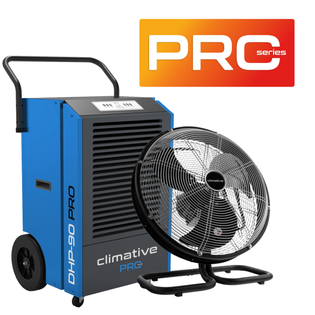 Zestaw do osuszania murów i ścian po zalaniu (DHP-90 PRO, Tornado 3B)