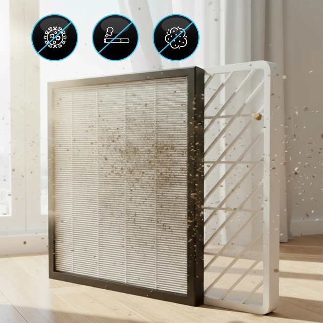 Kaseta filtracyjna filtr HEPA H11 do osuszacza powietrza DH-20S Cube ION - filtracja brudu