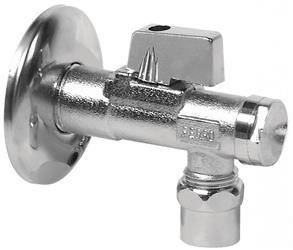 Zawor kulowy kątowy 1/2