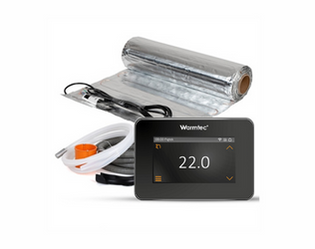 Zestaw ogrzewania podłogowego pod panele Warmtec AL-80/XTS-CZ 8 m²
