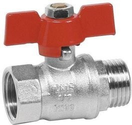 Zawór kulowy wodny z motylkiem 1/2