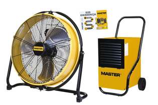 Profesjonalny Zestaw do Osuszania - AirDry Standard MASTER  (DH 752 + DF20 P) + Pakiet Door to Door