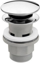 Zawór spustowy do umywalek z przelewem, polipropylen, chrom S287PP-B FERRO