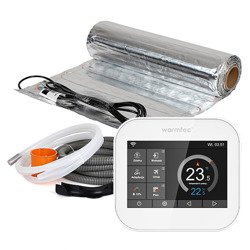 Zestaw ogrzewania podłogowego pod panele | Warmtec AL-45/ITS Biały 4,5 m²