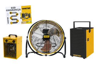 Profesjonalny Zestaw do Osuszania - Basic Master (DH 732+B 3 ECA + DF 20P) + Pakiet Door to Door