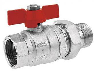 Zawór kulowy ze śrubunkiem 3/4