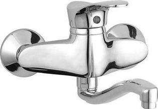 PADWA bateria umywalkowa ścienna, chrom BTP3 FERRO