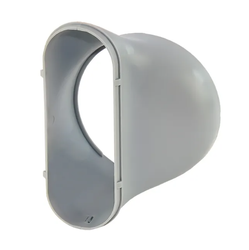 Płaska końcówka rury (niesymetryczna), fi 15 cm Fral ACS07.123A