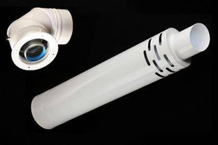 Zestaw poziomy przez ścianę 60/100 powietrzno-spalinowy do kotłów turbo firmy Wolf ONPPS60100WOLFT ONNLINE