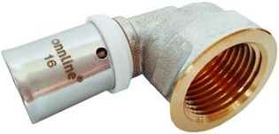 Kolano 90st zaprasowywane gw 25mm x 3/4