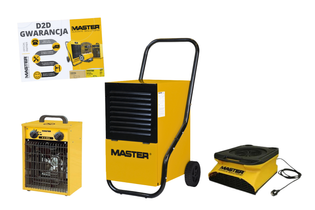 Profesjonalny Zestaw do Osuszania - Special Master (DH 752+B 5 ECA + CDX 20) + Pakiet Door to Door