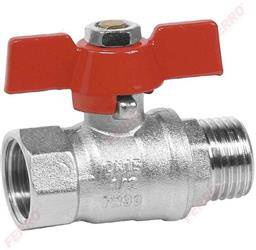 Zawór kulowy wodny z motylkiem 1